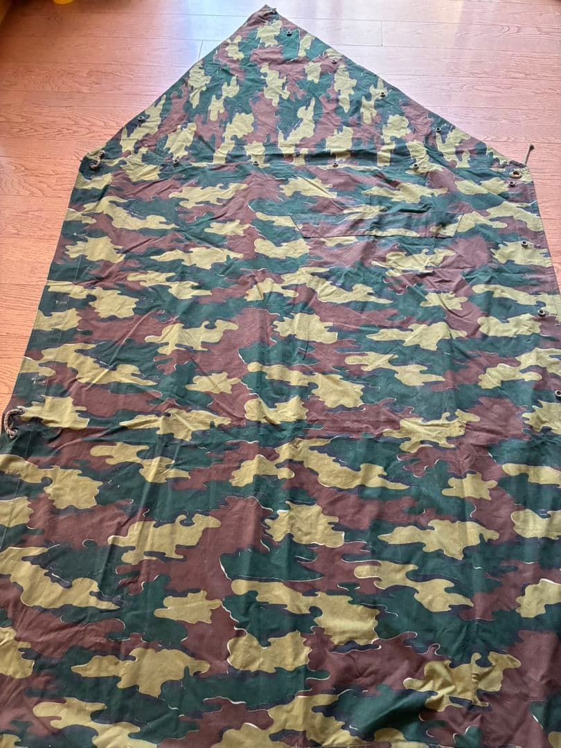 ラスト2枚　ベルギー軍幕　ジグソーカモ　used