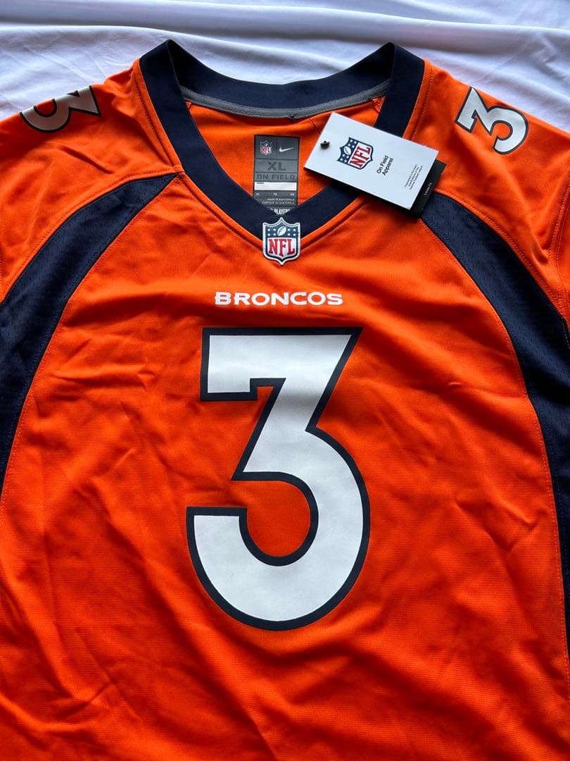 値下げ 新品未使用 XL NFL ブロンコス ラッセル ウィルソン ユニフォーム