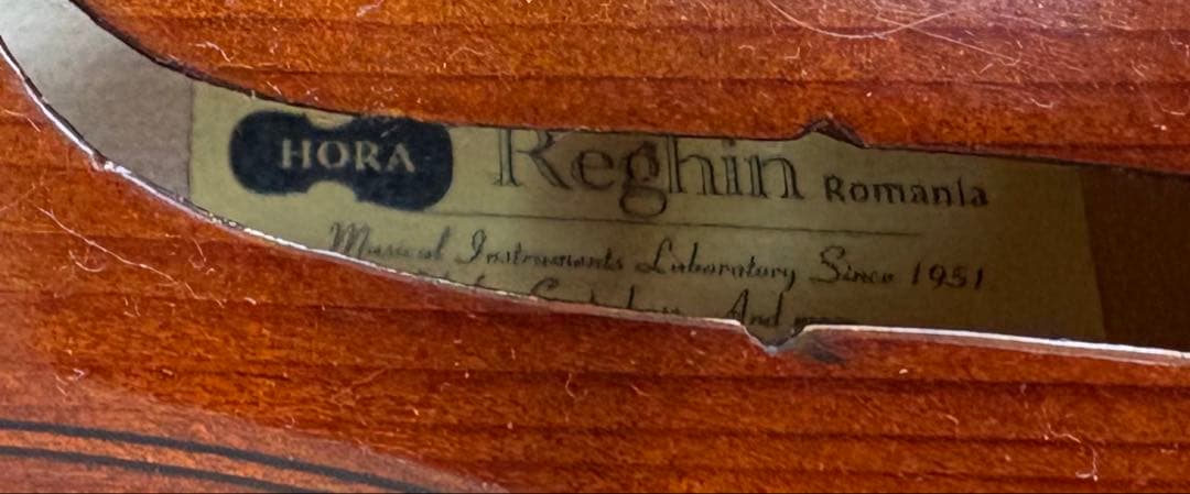 HORA Reghin 3/4 バイオリン 2020年 ルーマニア製 弓ケース付
