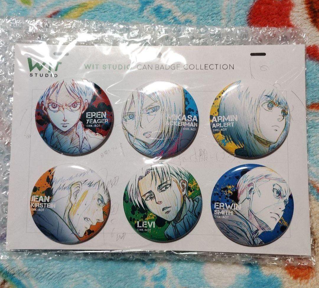 進撃の巨人 WIT STUDIO 缶バッジコレクション 2016 未開封