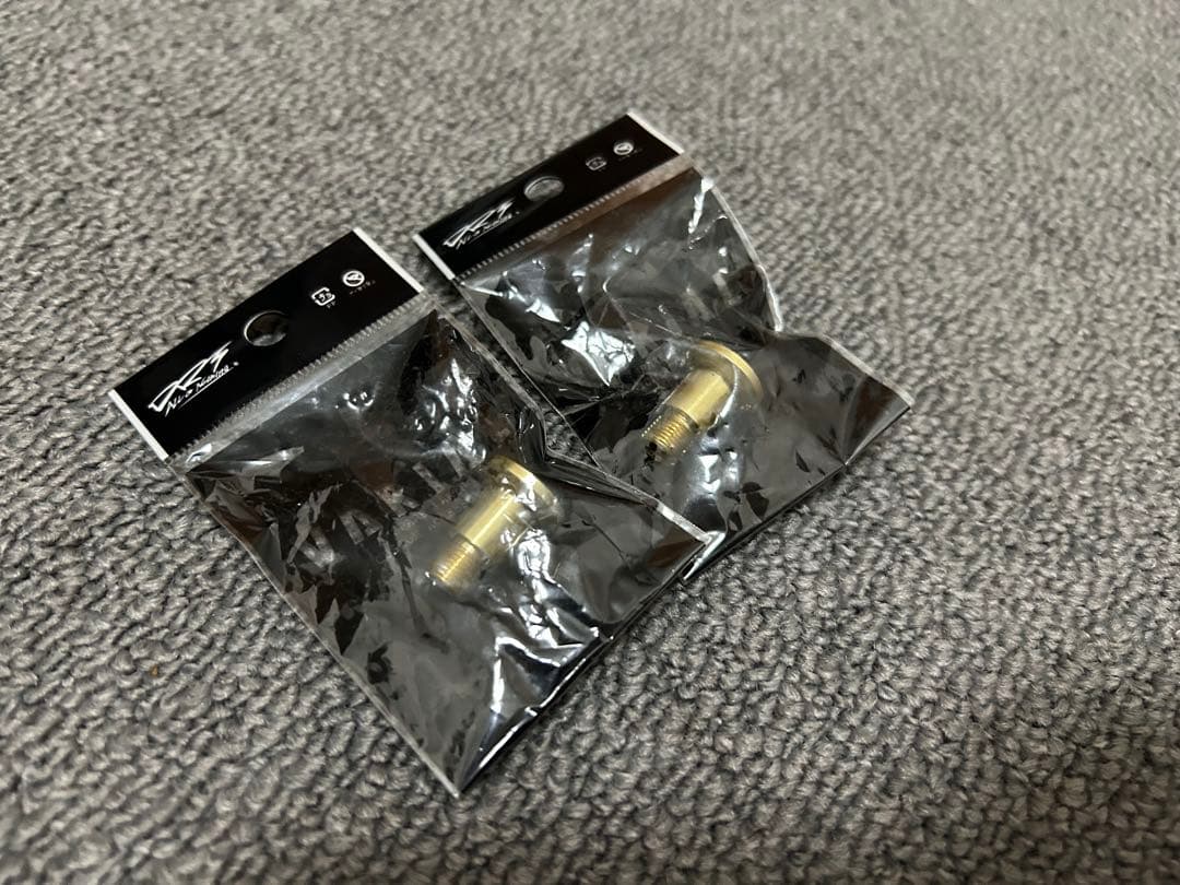 ゴールド ベイトリールパーツ 2個セット