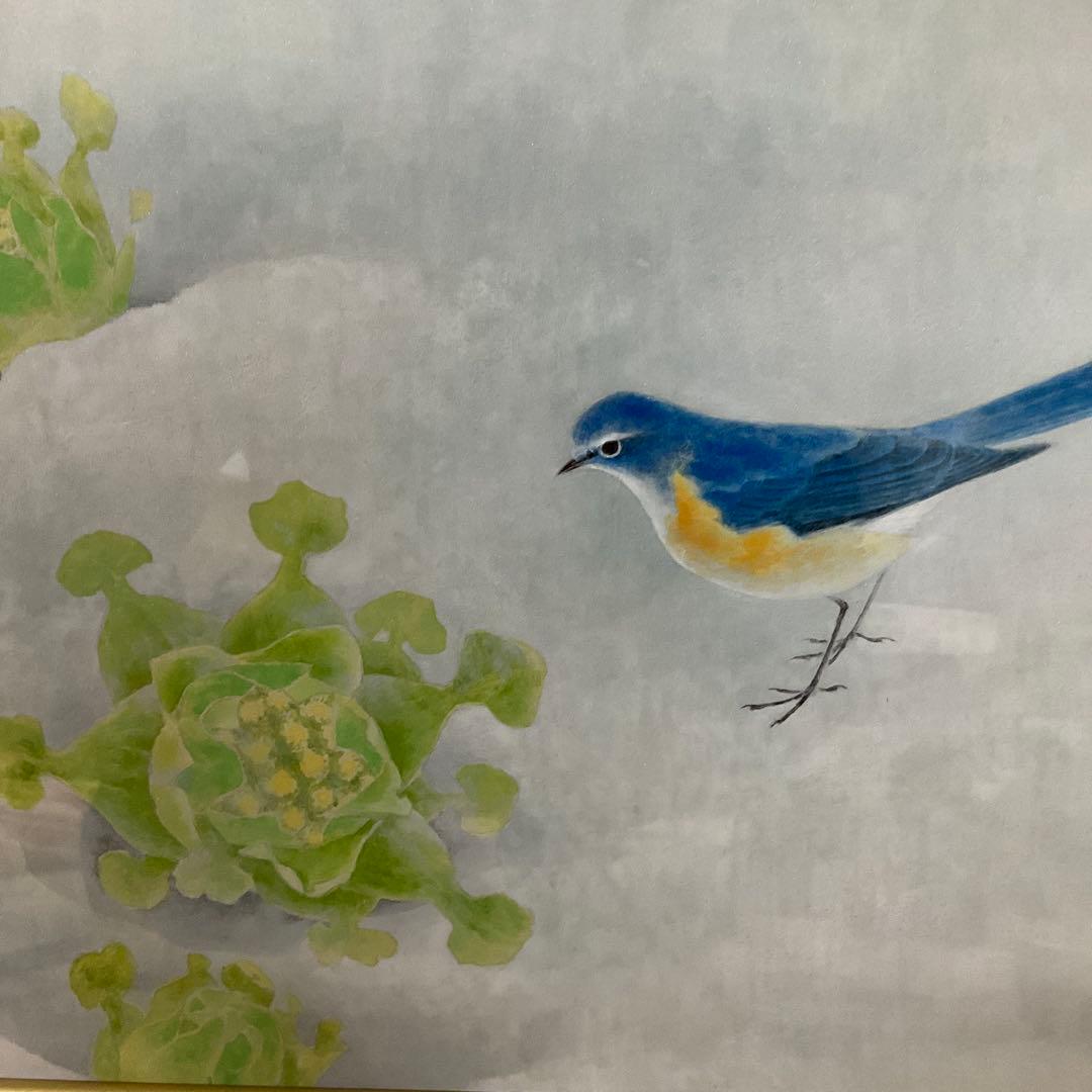 大森　正哉　　蕗の薹と鳥