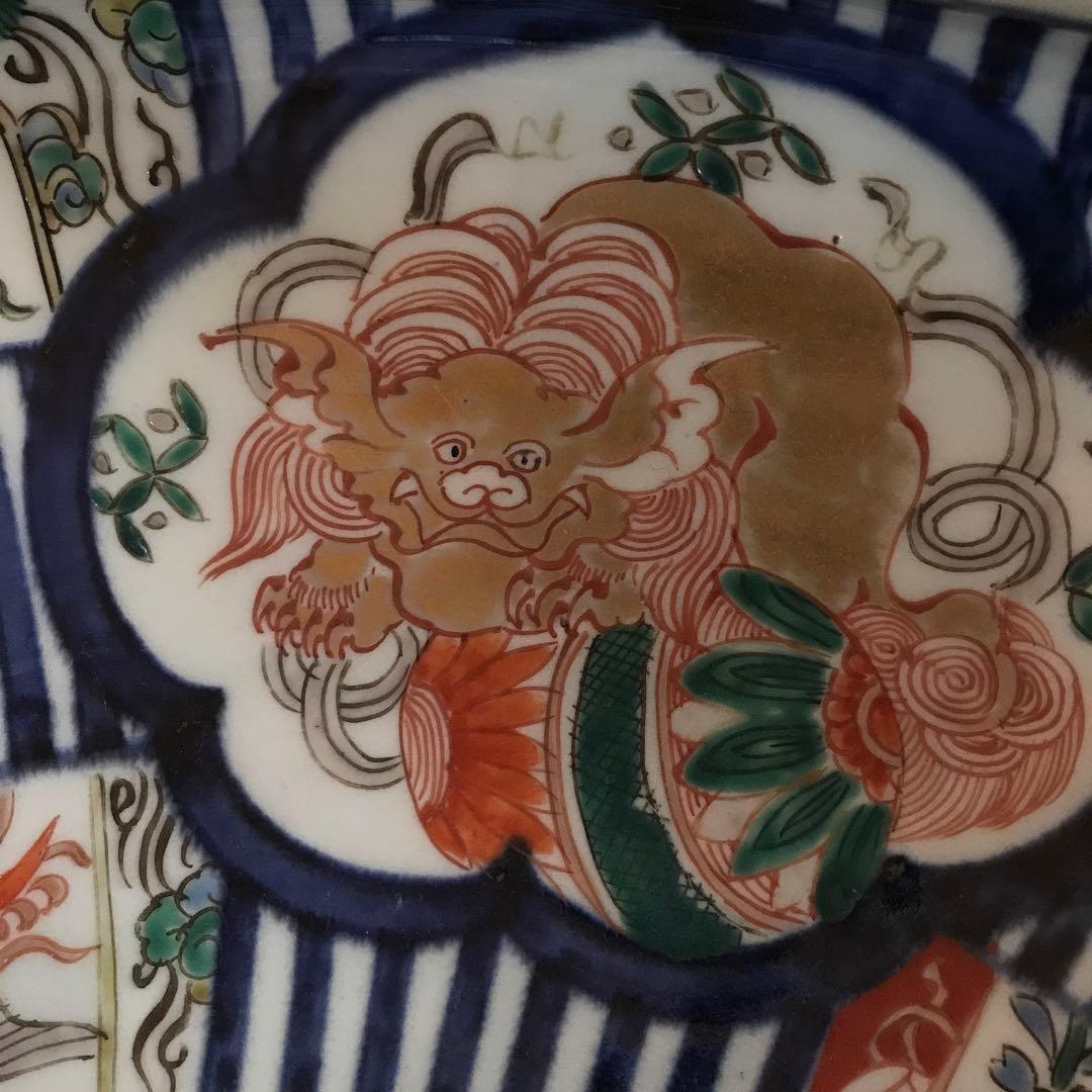 古伊万里　銅鑼鉢　大皿　大型　アンティーク