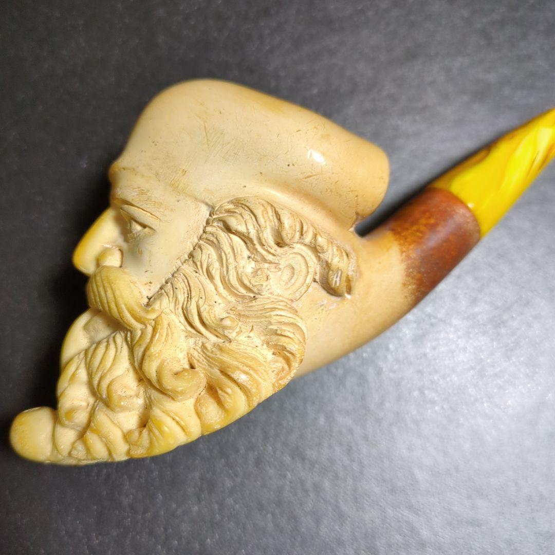 メシャムパイプ彫刻入り（used）