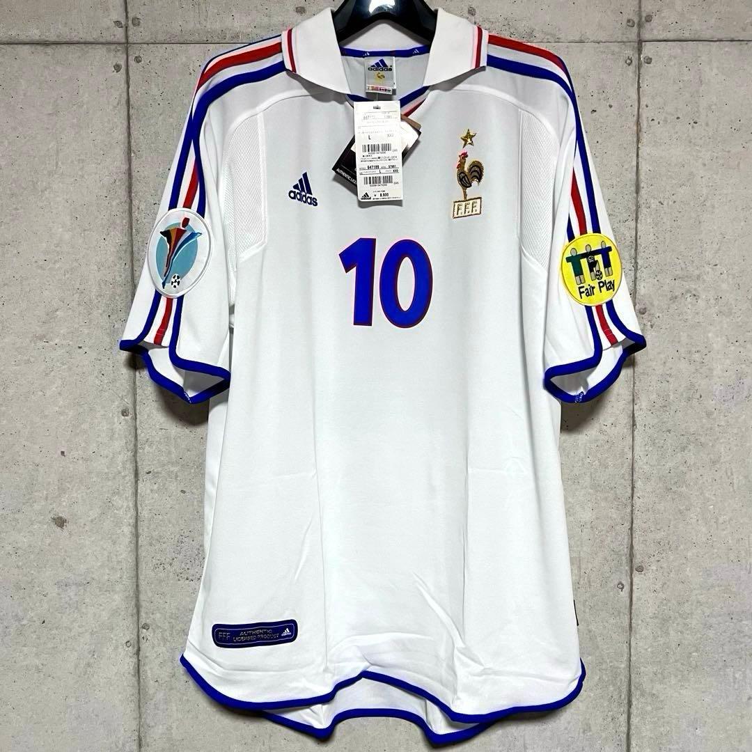 【新品/タグ付き】EURO2000 フランス代表♯10ジダン 【XLサイズ相当】