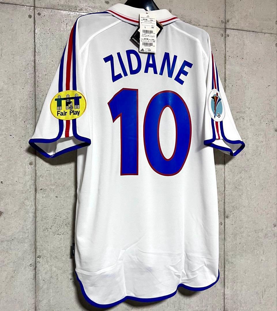 【新品/タグ付き】EURO2000 フランス代表♯10ジダン 【XLサイズ相当】