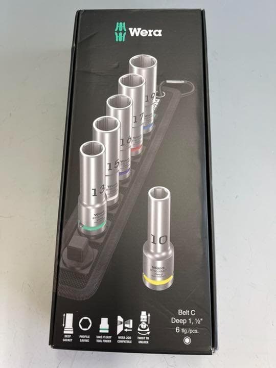 Wera ヴェラ Belt C DEEP 1 1/2 工具 ディープ ソケット