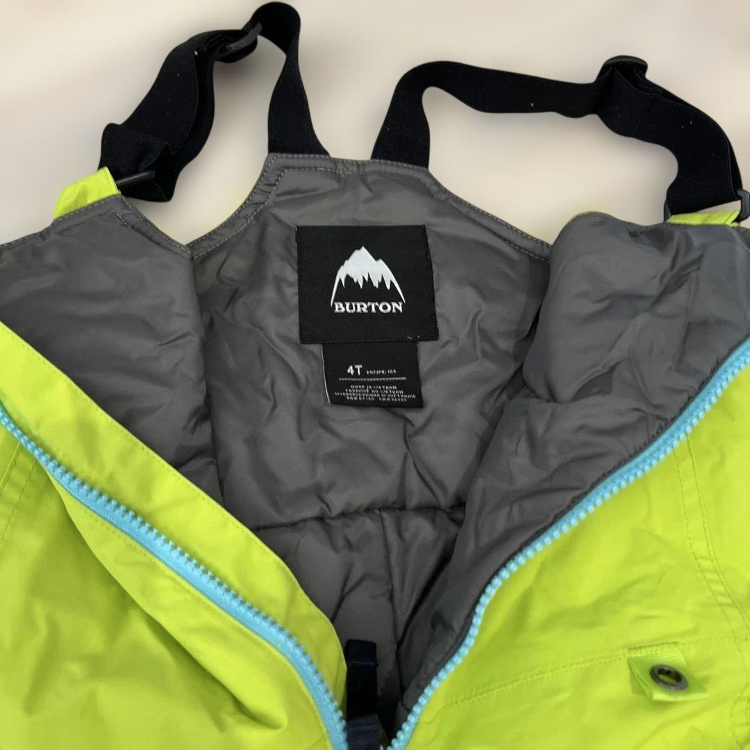 BURTON キッズスノーボードウェア 上下セット　4T 100-110cm