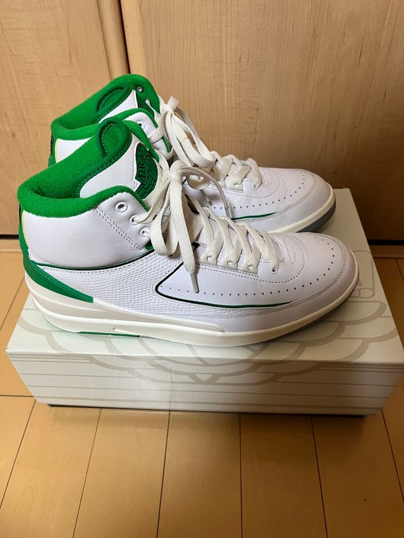 NIKE エアジョーダン 2 ホワイト/グリーン