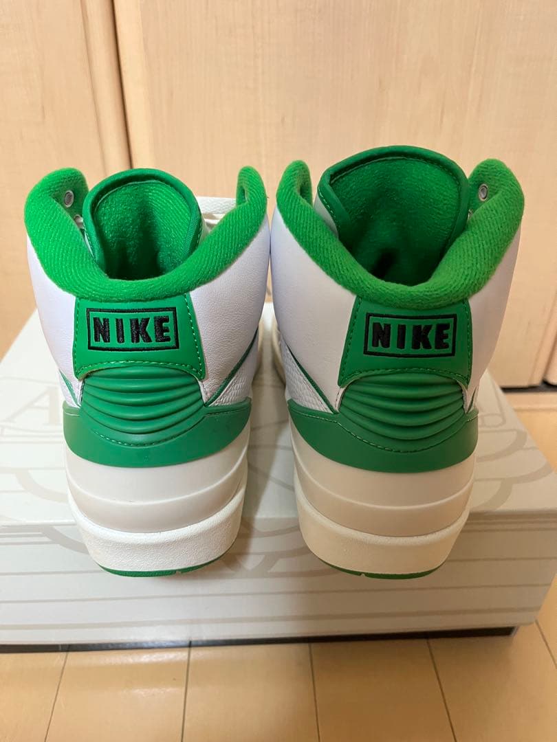 NIKE エアジョーダン 2 ホワイト/グリーン