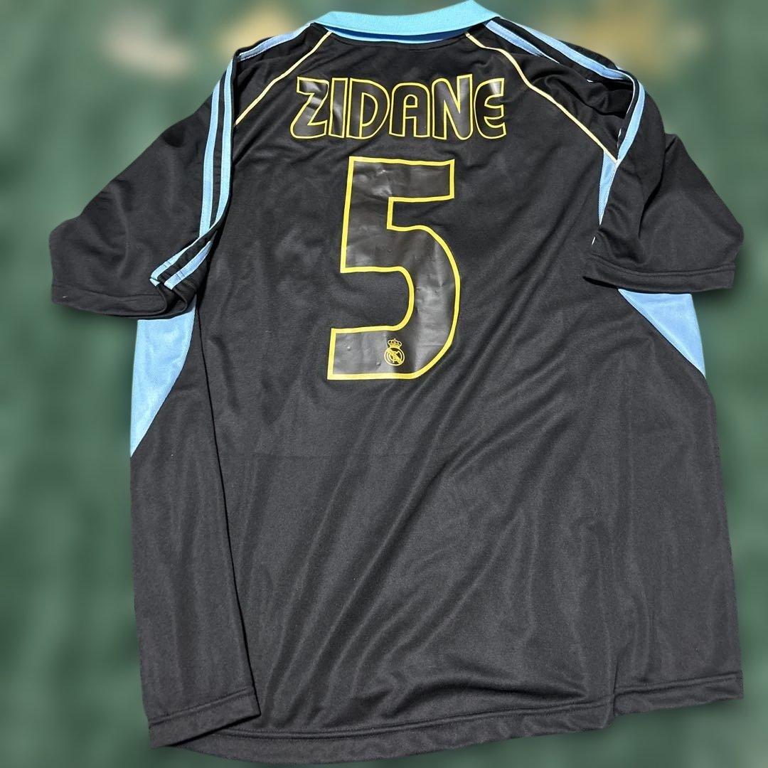 レア レアル・マドリード ジダン ユニフォーム ゲームシャツ デッドストック