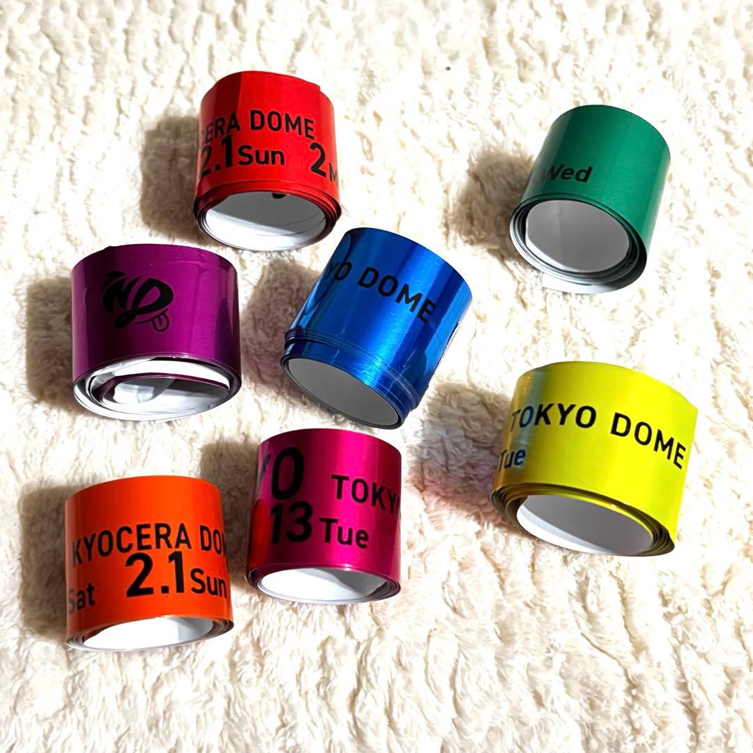 なにわ男子 1st DOME LIVE 銀テープ フル全色7本
