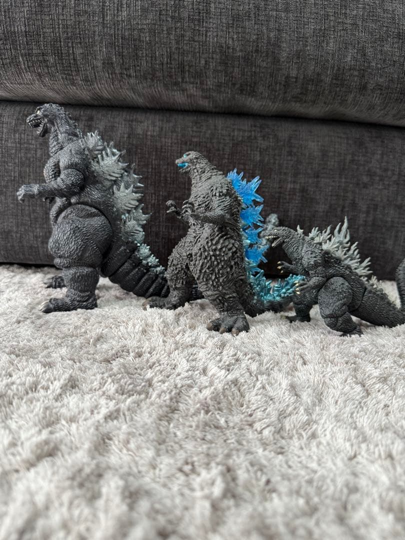 ヴィンテージ　ゴジラフィギュア 3体セット