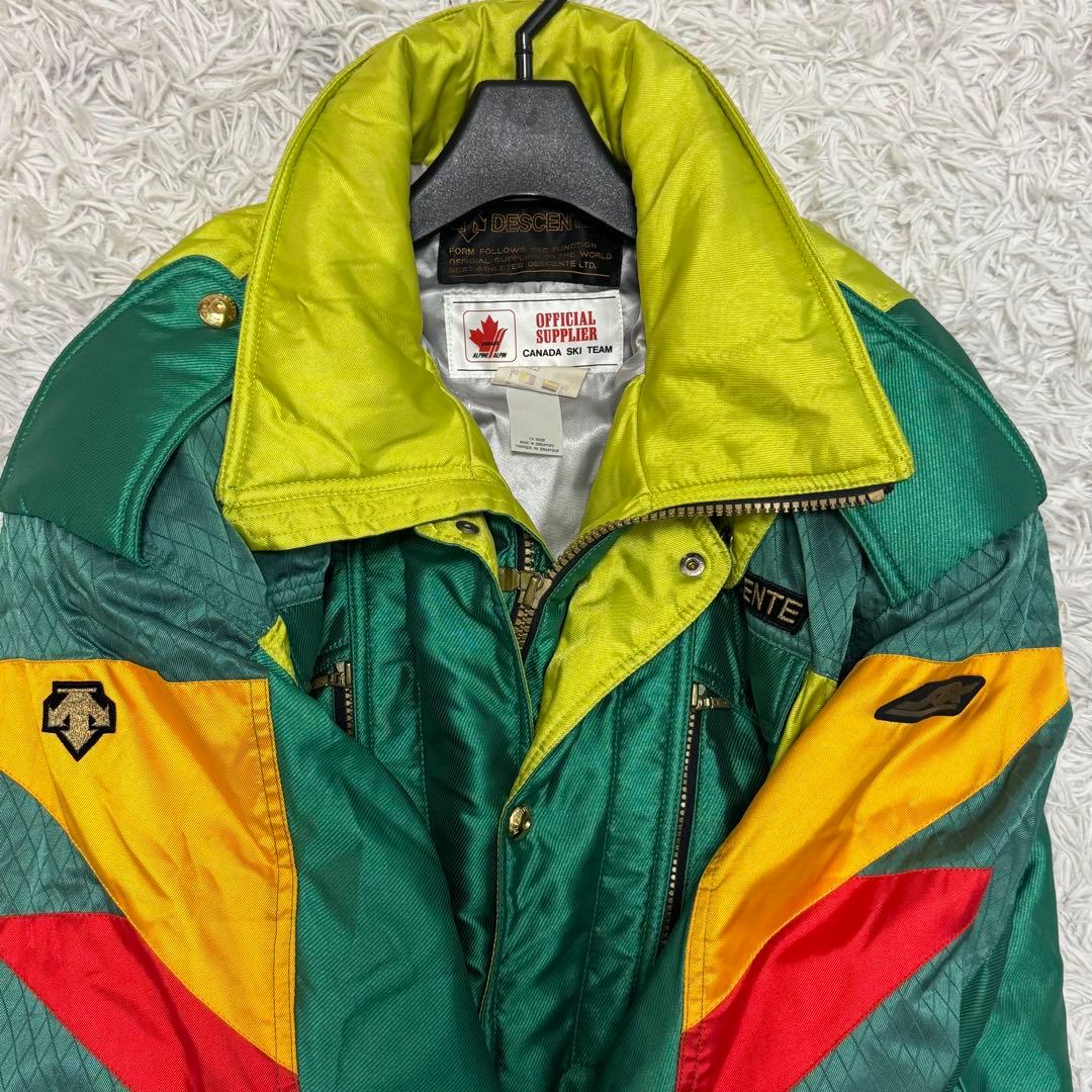 【激レア】デサント カナダ代表 スキーチーム ヴィンテージ ジャケット Oサイズ