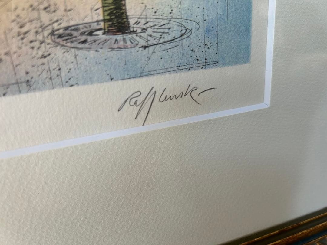 ロルフラフロレスキー 「ムーランルージュ」リトグラフ 版画 サイン入り