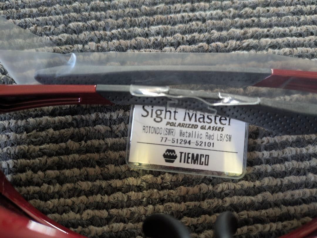 ティムコ TIEMCO サイトマスター ロトンド メタリックレッド 偏光グラス