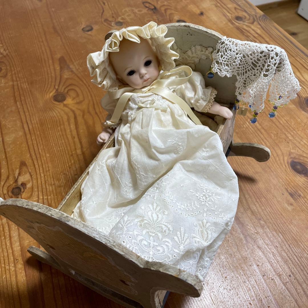 フランスアンティークベビーベッドセット