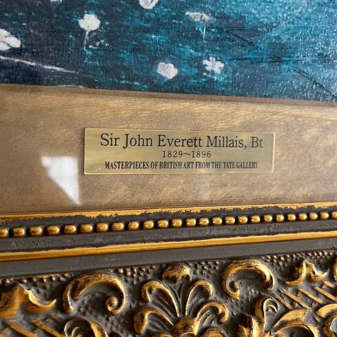 J.E.ミレイ作　オフェーリア　A.C.P絵画 テート・ギャラリー　複製画