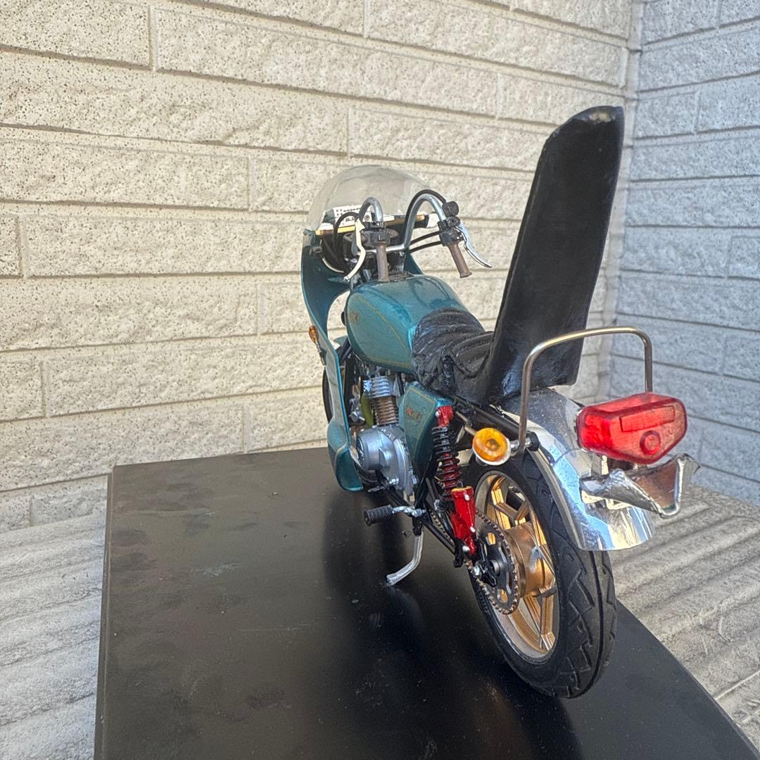 俺のマシン　GS400L完成品　当時物　旧車會　暴走族　1/12ロケット　3段
