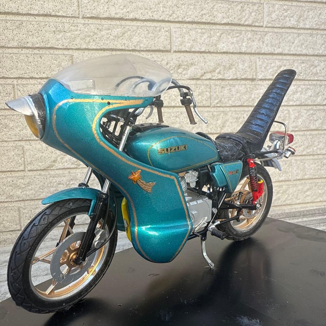 俺のマシン　GS400L完成品　当時物　旧車會　暴走族　1/12ロケット　3段