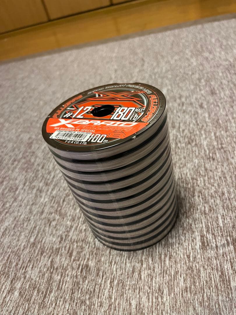 ＸBRAID フルドラグ　12号100m 12連結