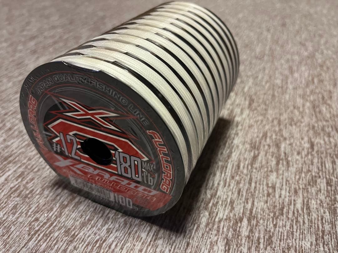 ＸBRAID フルドラグ　12号100m 12連結