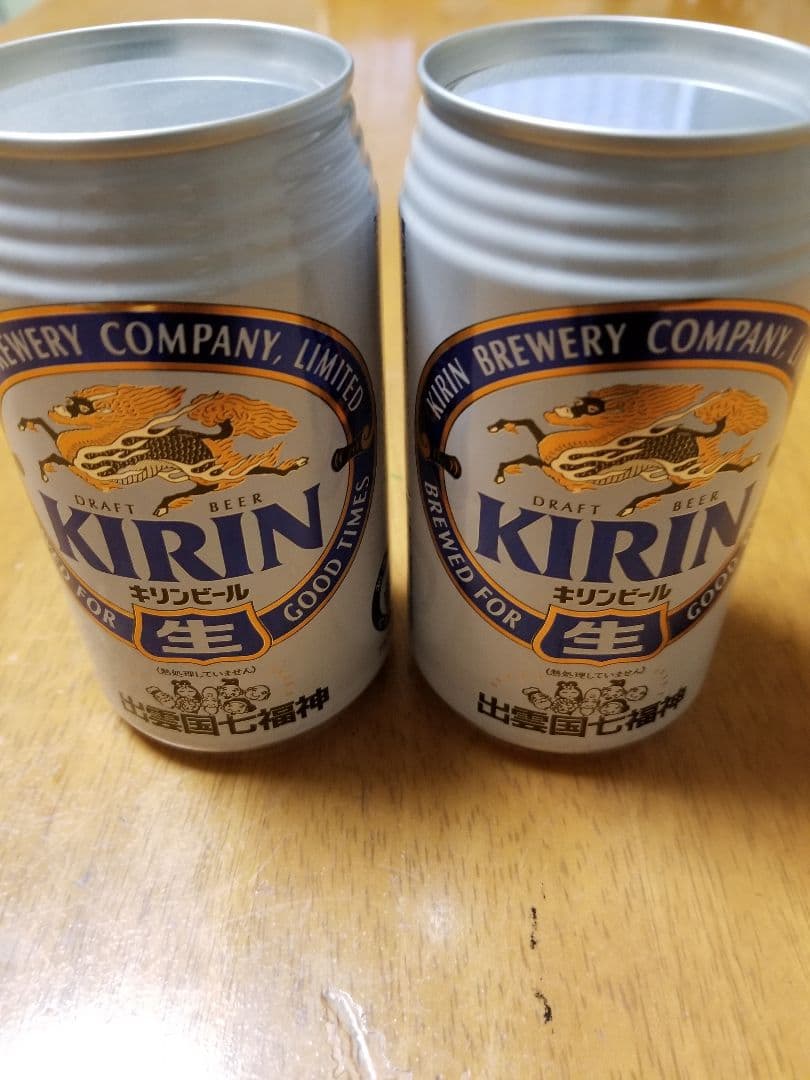 希少レトロキリンビール空き缶