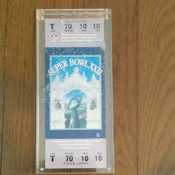 NFL スーパーボウル　第22回　チケット？
