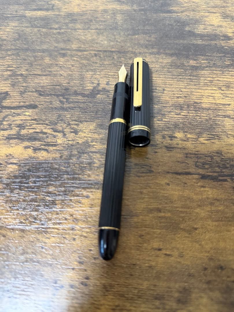 試筆のみ　1979年製　初代　ジャスタス　14金　ゴールド　万年筆　細字