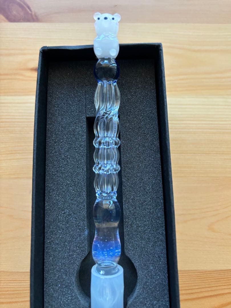 paraglass しろくま ガラスペン