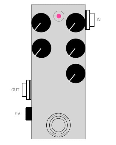 ぶち様　確認中　Fuzz Plant TA.effects MATT BLACK