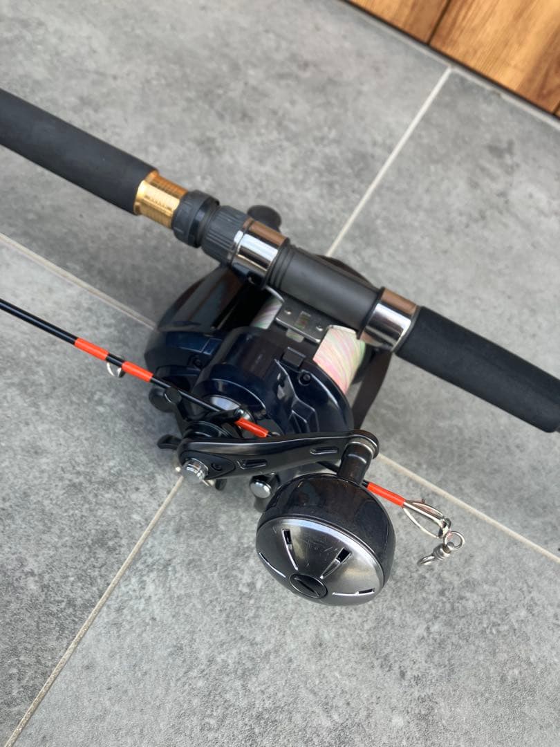 SHIMANO FORCE MASTER 6000 釣り　電動リール　竿
