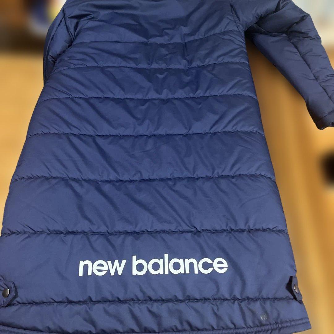 ニューバランス　ベンチコート　L ネイビー