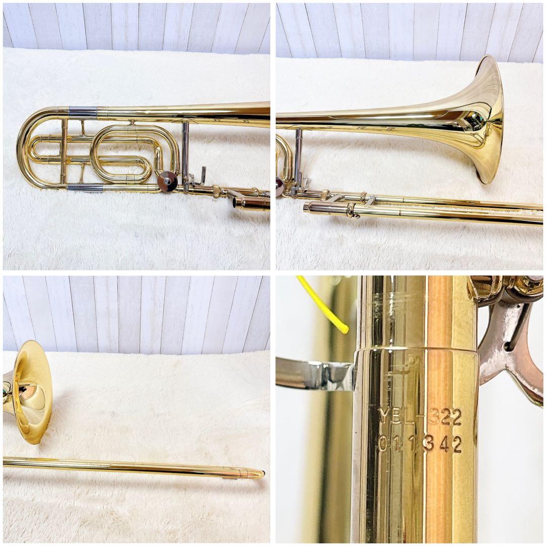 YAMAHA ヤマハ YBL-322 バストロンボーン マウスピース付き