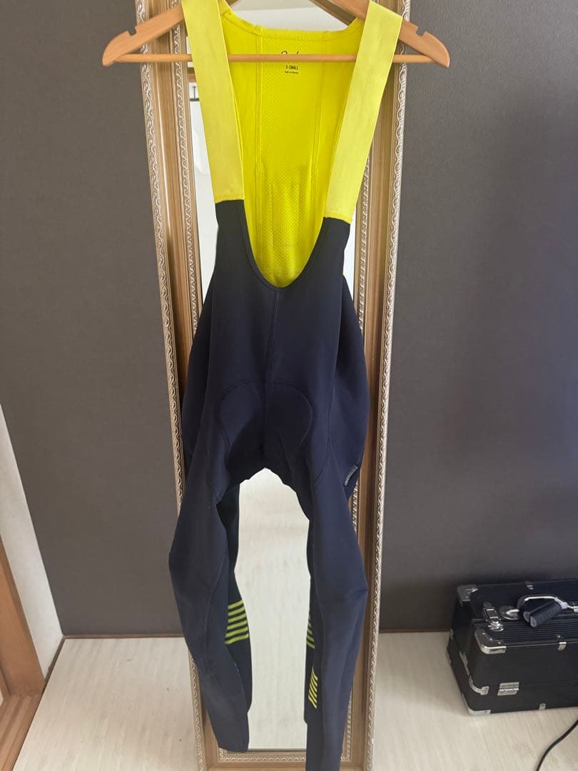 RAPHA proteam winterタイツPADⅡ XSサイズ、ネイビー