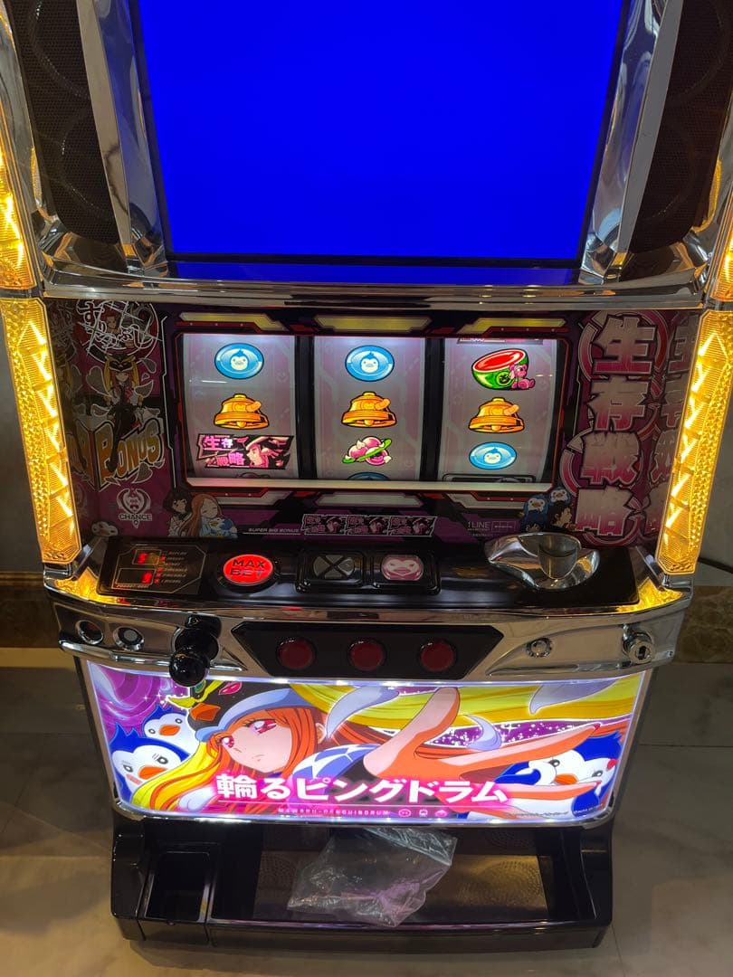 輪るピングドラム　パチスロ実機　画面フリーズ　動作品