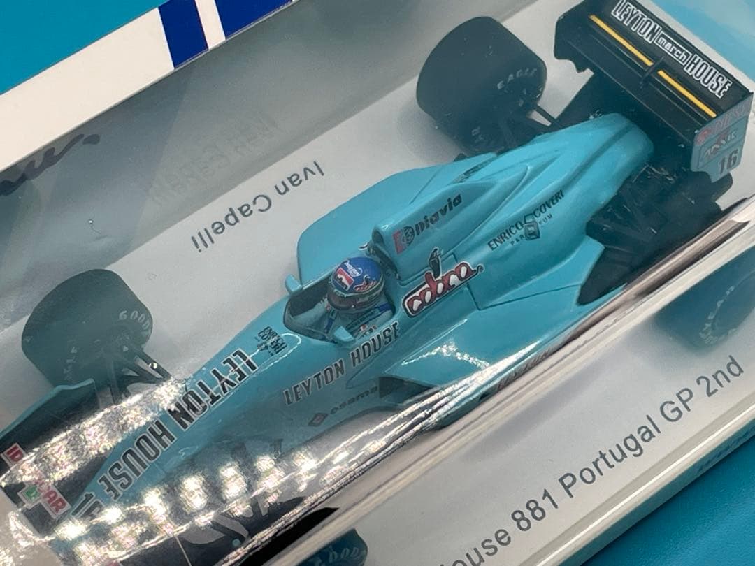 1/43 スパーク レイトンハウス881 ポルトガルGP 1988 I.カペリ