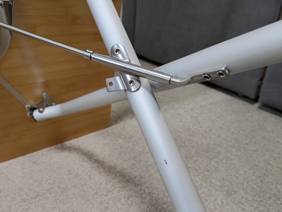 《美品》スノーピーク　ワンアクションテーブルロング竹〈LV-015TR〉