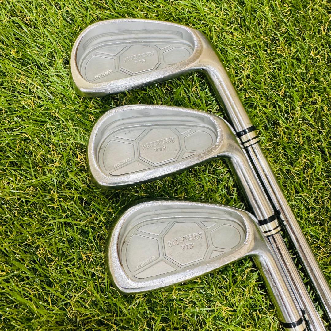【地クラブ】ミステリー アイアンセット MYSTERY 713　軟鉄 5本