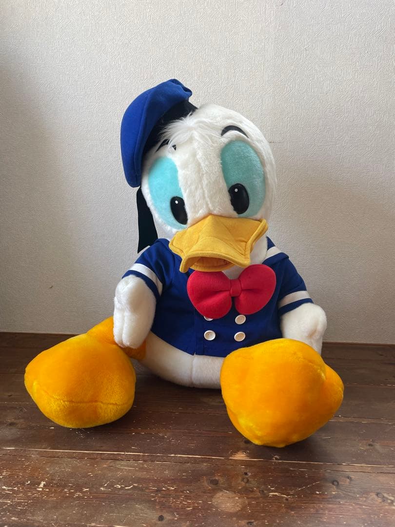 美品　特大　ドナルドダック　ぬいぐるみ　TDL 日本製　Donald Duck