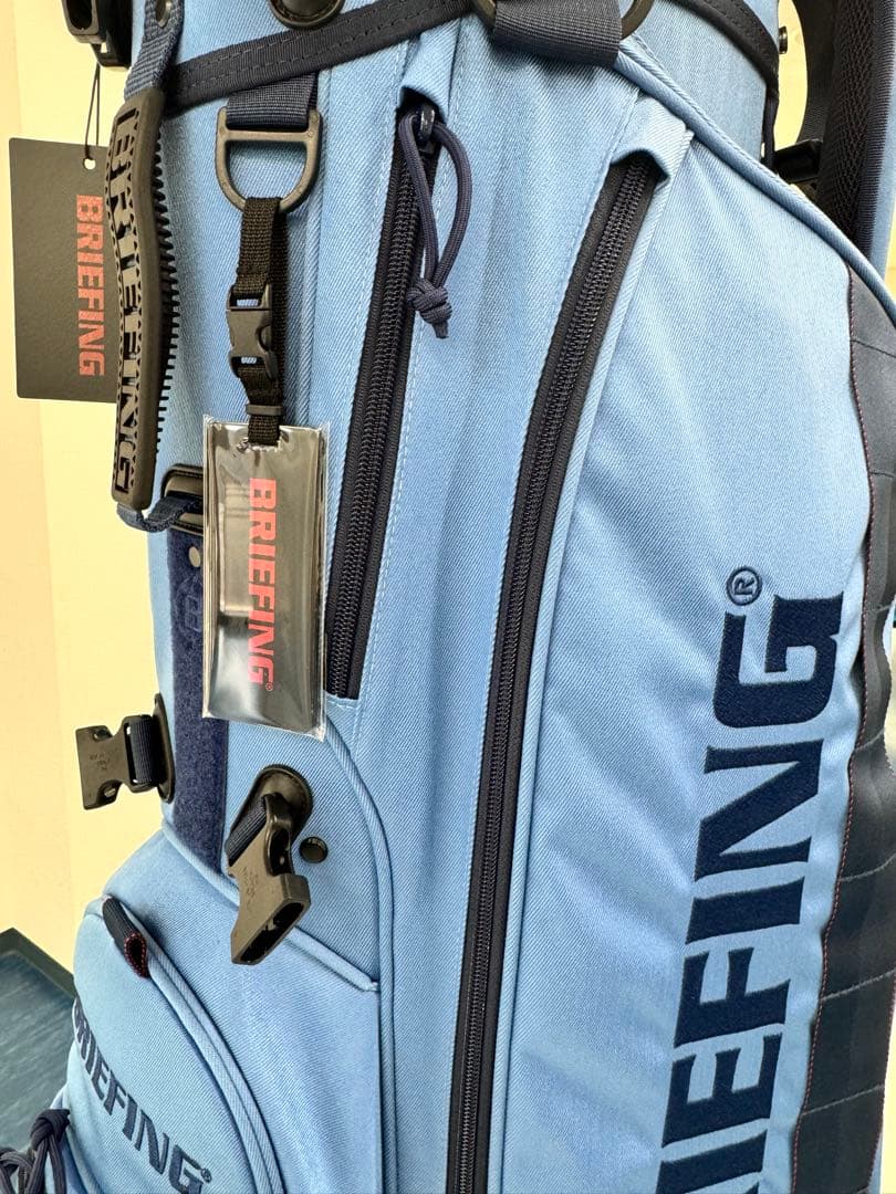 BRIEFING GOLF キャディバッグ DENIM BLUE