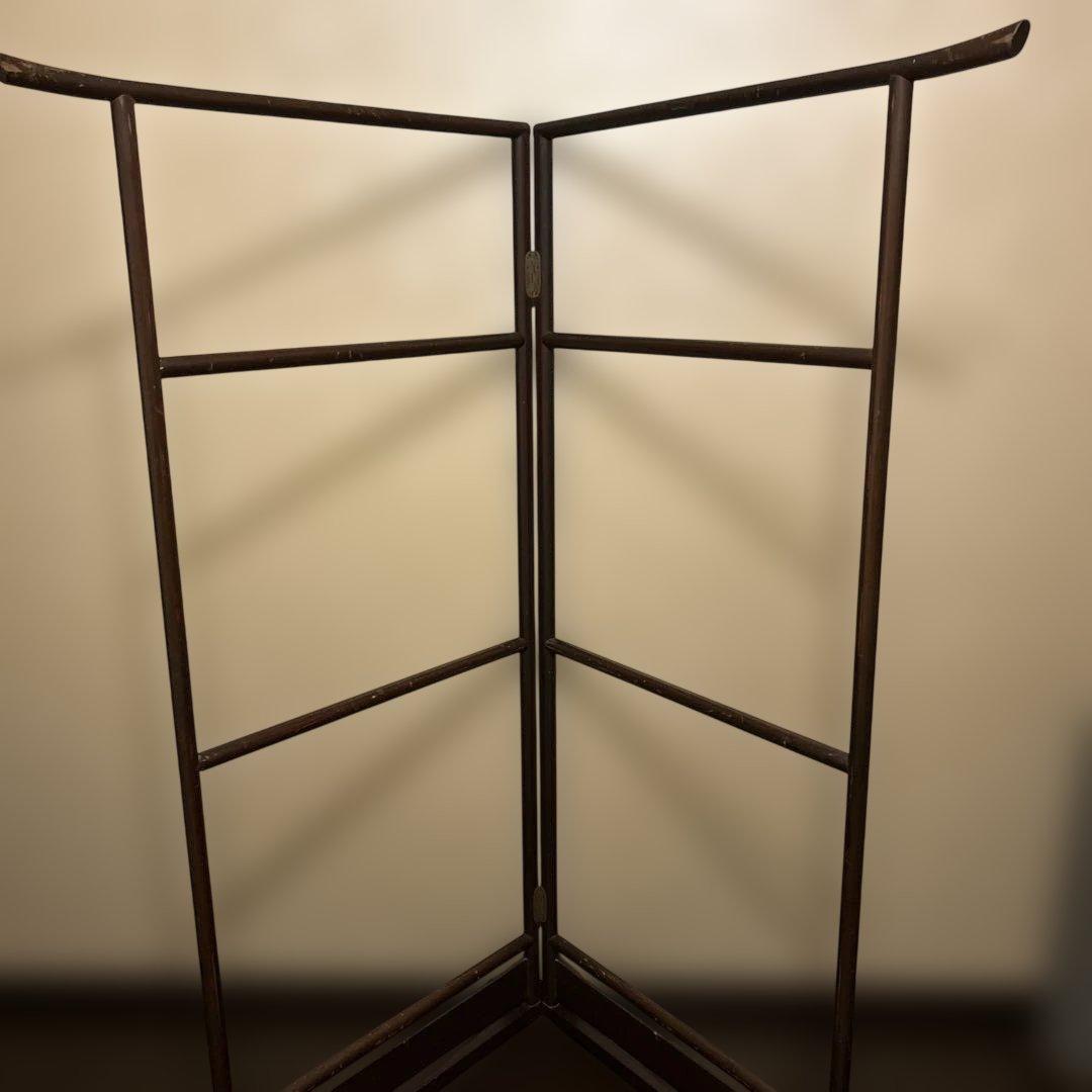衣桁 着物掛け 衣紋掛け 折り畳み インテリア 昭和レトロ　アンティーク 和家具