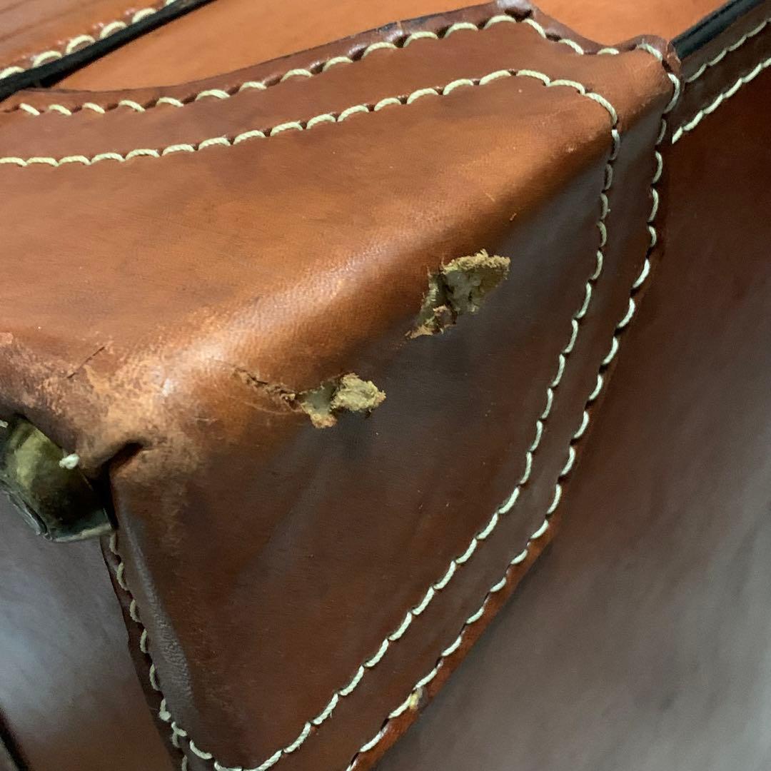 レザートランクケース　アンティーク　CHENEY チーニー