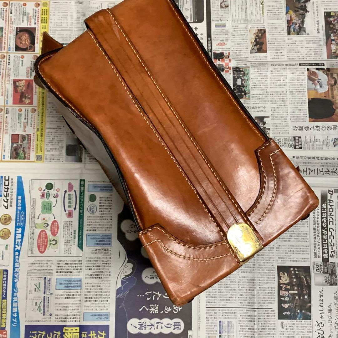 レザートランクケース　アンティーク　CHENEY チーニー