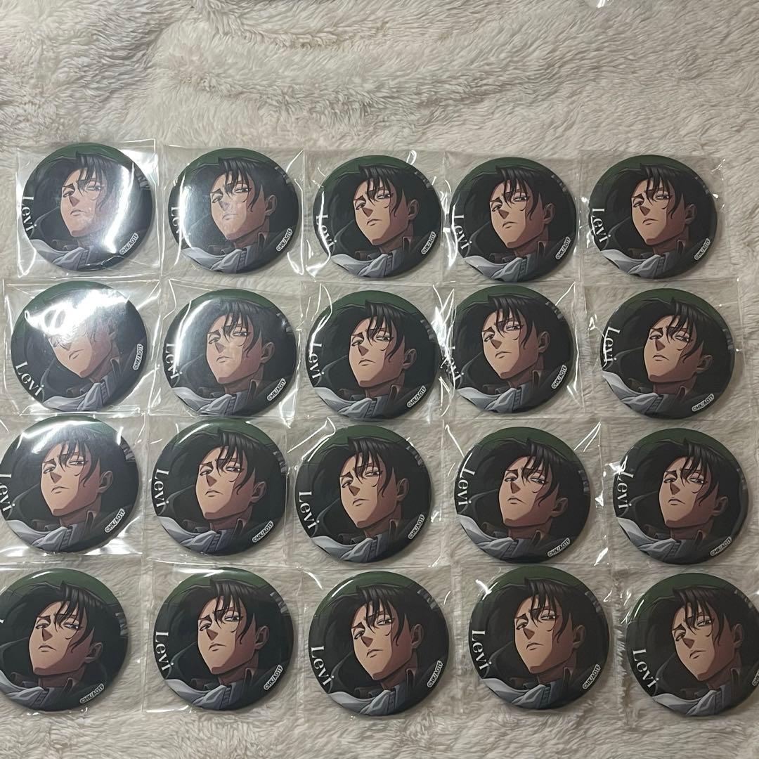 進撃の巨人 リヴァイ 缶バッジ wit studio WITフェア 受注