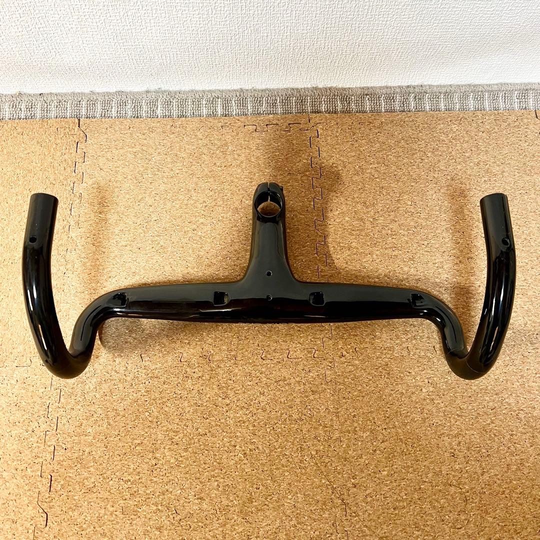 ロードバイク　一体型　カーボン　エアロ　ドロップハンドル　400-100mm