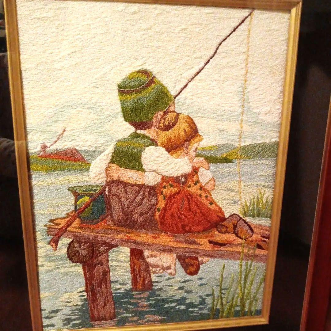 松鳩文化刺繍　仲良し