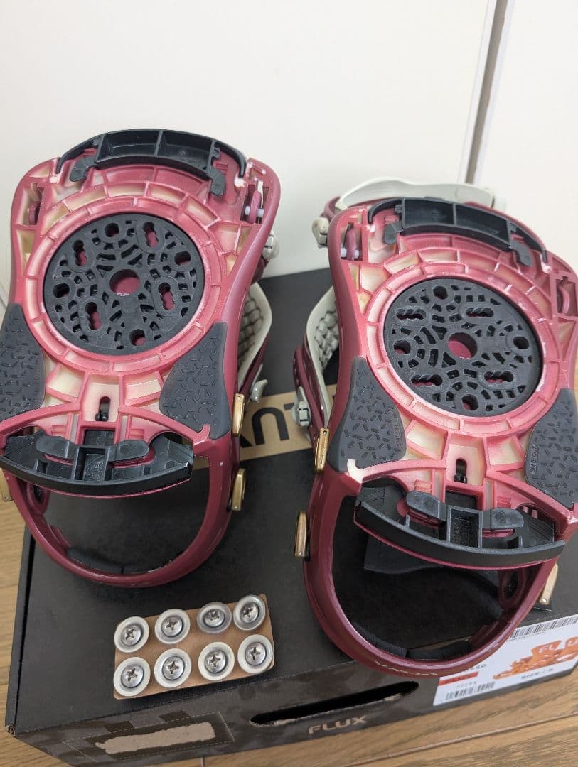 FLUX GS サイズ：SM スノーボードビンディング マルーン