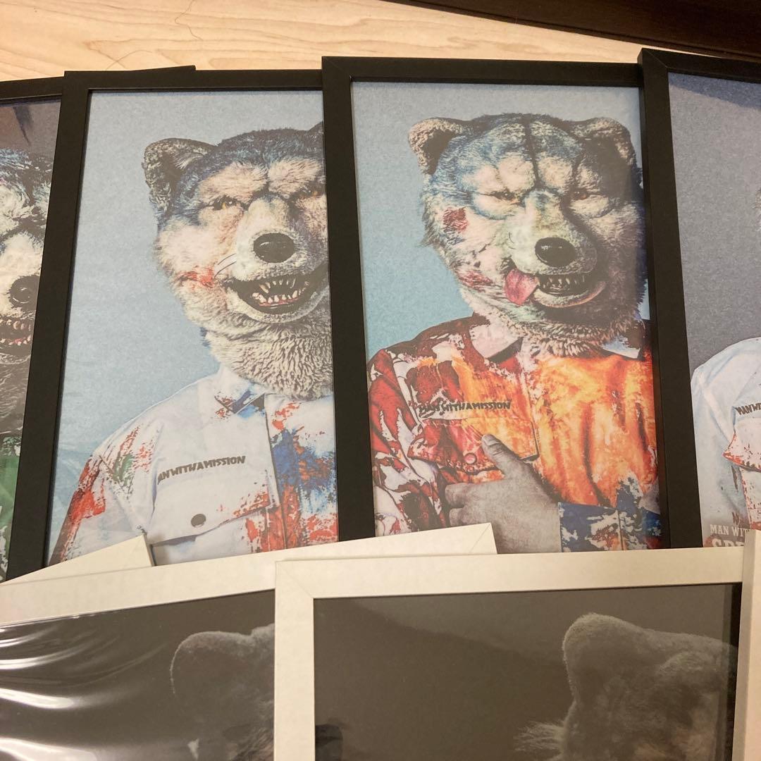 man with a mission/マンウィズクリアファイル新品額付きセット