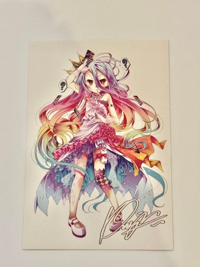 ノーゲーム・ノーライフ 白 ブロマイド 10th POPUPストア